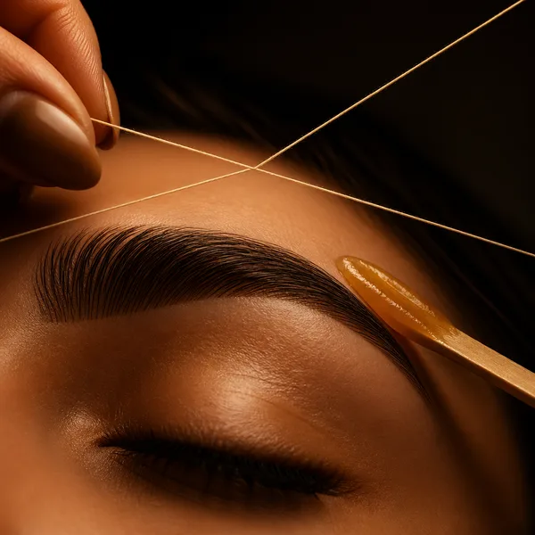 Depilación cejas con cera